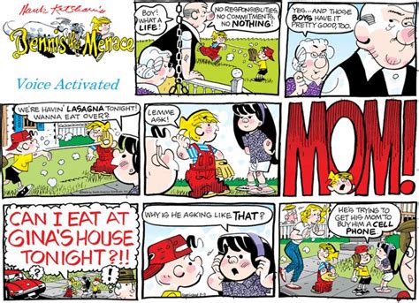 Pin By Bernie Epperson On Comics Dennis The Menace Comics Voice Activated