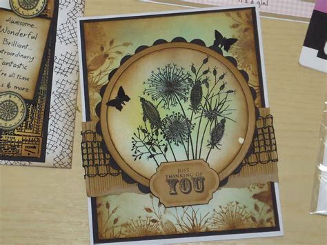 Woodware Stamp Cards Handmade Floral Cards Card Craft