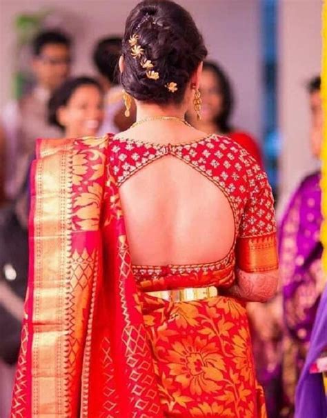 20 Latest Blouse Back Neck Designs For Pattu Silk Sarees 2023 By Fashionhamesha Fashionhamesha