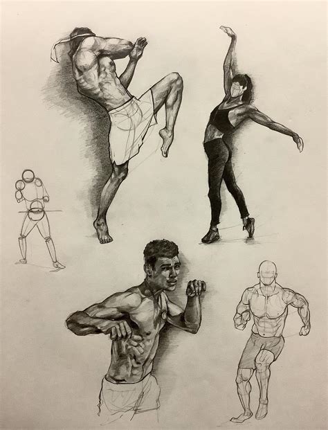 Learning To Draw Action Poses Rdrawing