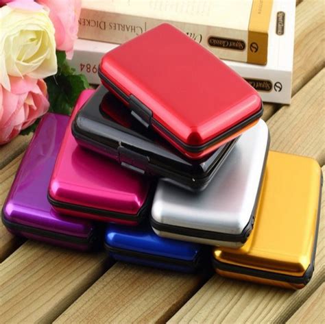 A wide variety of hard case card holder options are available to you, such as genuine leather, aluminum, and pu. NEW ALUMINUM WALLET CREDIT CARD HOLDER CASE ALWAL - Uncle ...