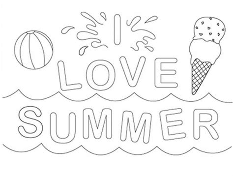 Download Free Printable Summer Coloring Pages For Kid