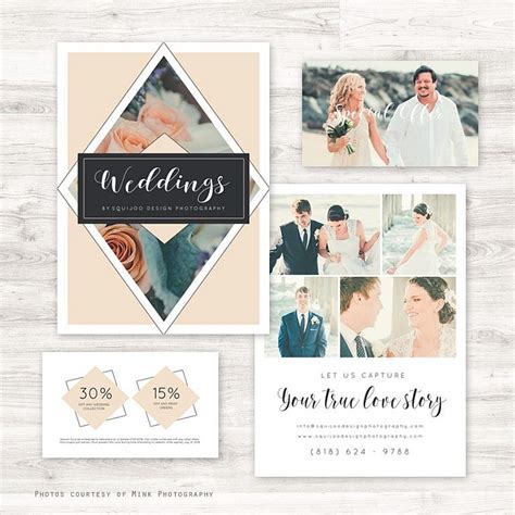 Blush Wedding Photography Marketing Set