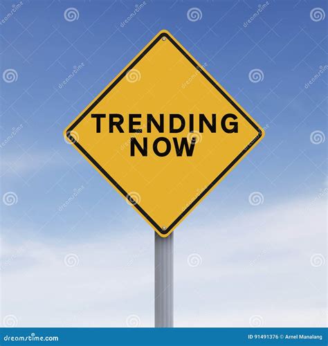 Trending Now Stock Photo Image Of Blue Conceptual Trending 91491376