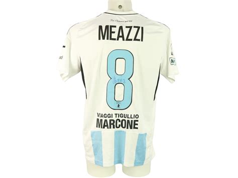Meazzi's unwashed Signed Shirt, Virtus Entella vs Pineto 2024