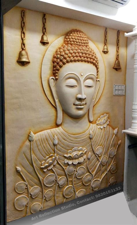 Pin by Art Reflection on fiberglass murals | Buddha wall art, Buddha