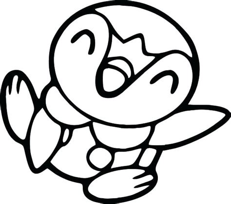 Pokemon Piplup Coloring Pages Coloring Pages