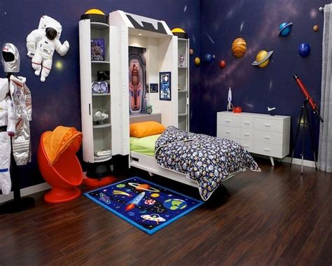 50 Space Themed Bedroom Ideas For Kids And Adults Outer Space Bedroom Bedroom Themes Home