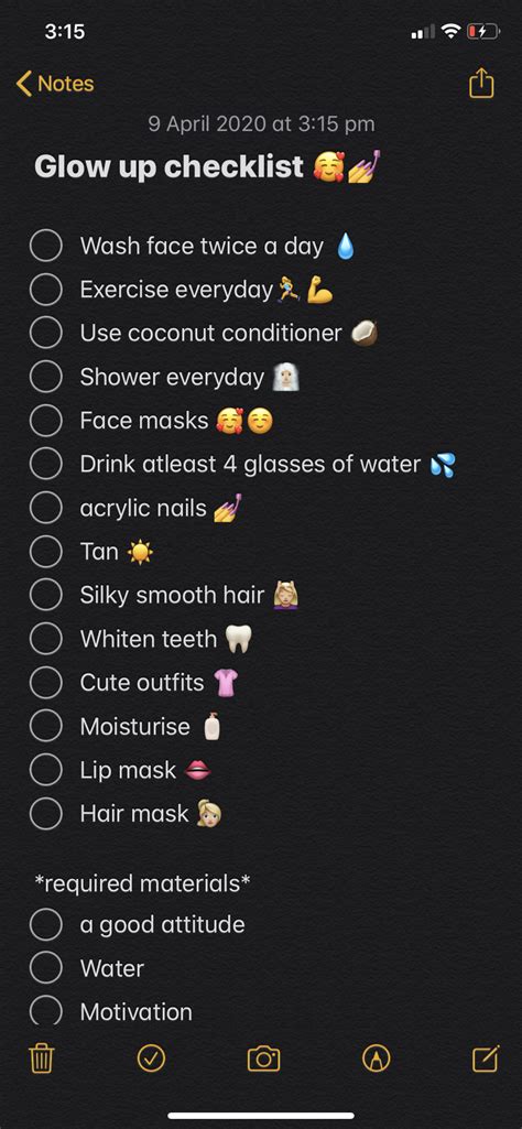 Glow Up Checklist Glow Up Tips Beauty Tips For Glowing Skin Self Confidence Tips