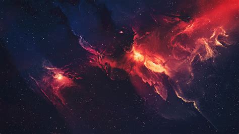 Perfect screen background display for desktop, iphone, pc, laptop, computer. Galaxy Space Stars Universe Nebula 4k, HD Digital Universe ...
