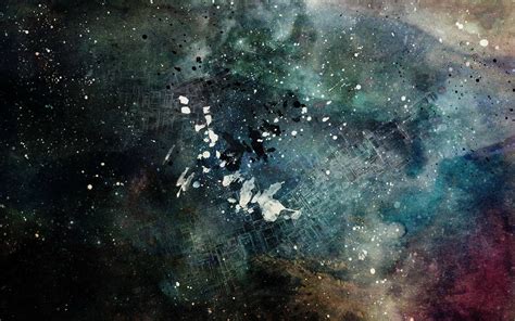 Wallpaper Digital Art Abstract Galaxy Nebula Atmosphere Universe