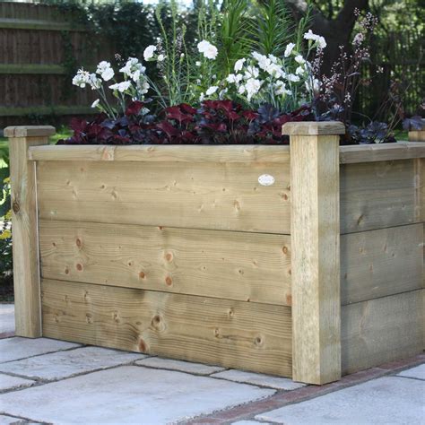 Rectangle Wooden Planters Harrod Horticultural