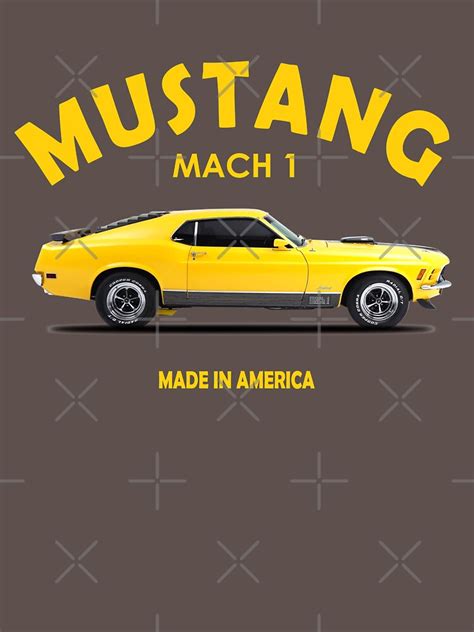 The Mustang Mach 1 T Shirt For Sale By Rogue Design Redbubble