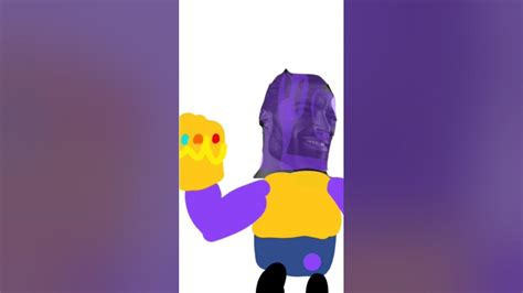 Giga Thanos Shorts Animation Youtube