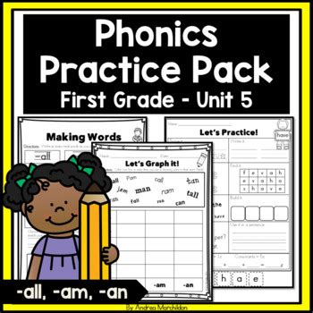 phonics practice pack  grade unit      andrea marchildon