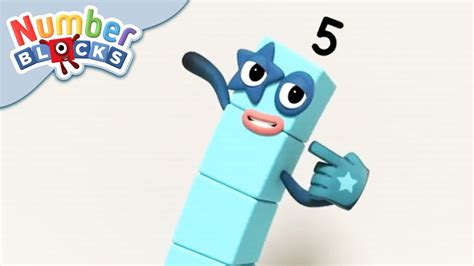 Numberblocks Five Is In The Building Learn To Count Youtube