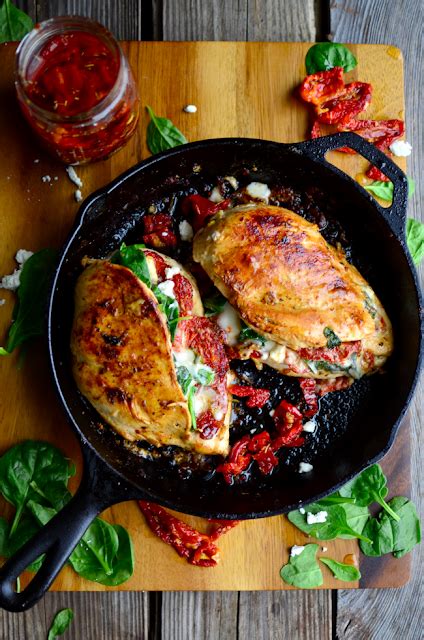 Juicy chicken breasts, stuffed with cream cheese and then wrapped in bacon. Sundried Tomato, Spinach, and Cheese Stuffed Chicken | Chicken