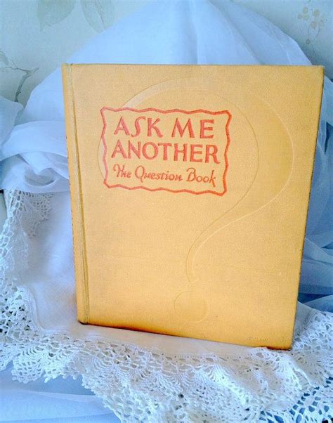 1927 Vintage Book Ask Me Another The Question Book Trivia Education School Very Good