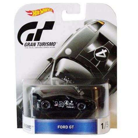 Hot Wheels Retro Entertainment Gran Turismo Ford GT Black The