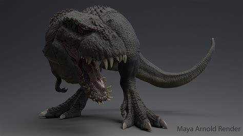 Artstation Vastatosaurus Rex Lee Shang Shiuan Jurassic World Dinosaurs King Kong Vs Godzilla