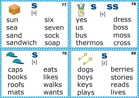 Teach | printable picture cards for phonics. Phonics Flashcards (Consonants S, T)