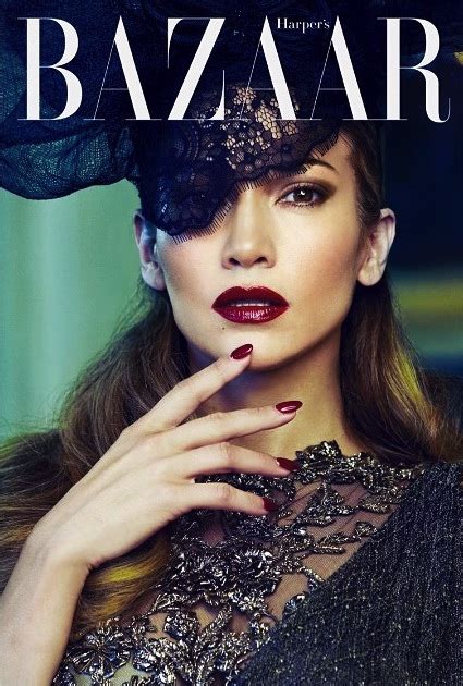 Jennifer Lopez Covers Harpers Bazaar That Grape Juice