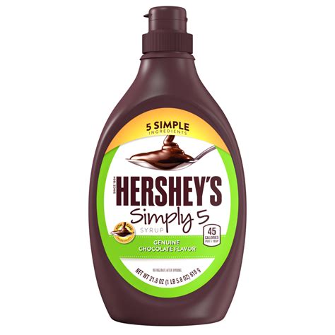 1 point for 1 5 tsp hershey s simply 5 syrup hershey chocolate chocolate syrup delicious