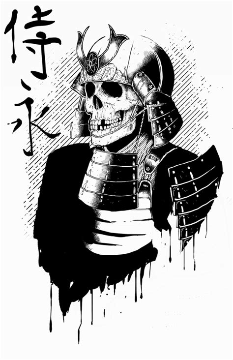 Undead Samurai Skull Art Samurai Tattoo