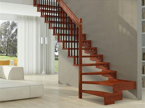 Wooden Open Staircase Trasforma Design By Rintal