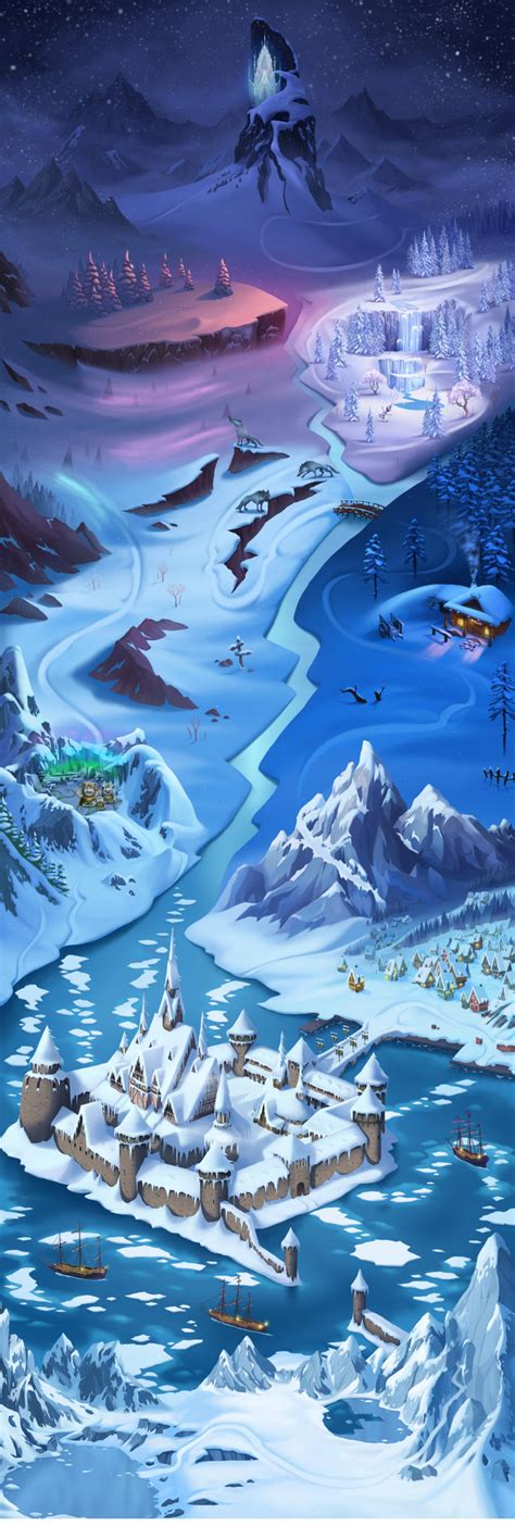Frozen Free Fall Arendelle Map By Appleswithin On Deviantart