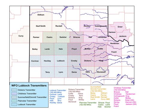 Lubbock County Texas Map