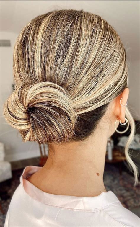 43 Stunning Updo Hairstyles 2022 Chic Knot Low Bun