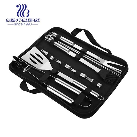 12pcs Heavy Duty Bbq Grill Tools Set Extra Thick Stainless Steel