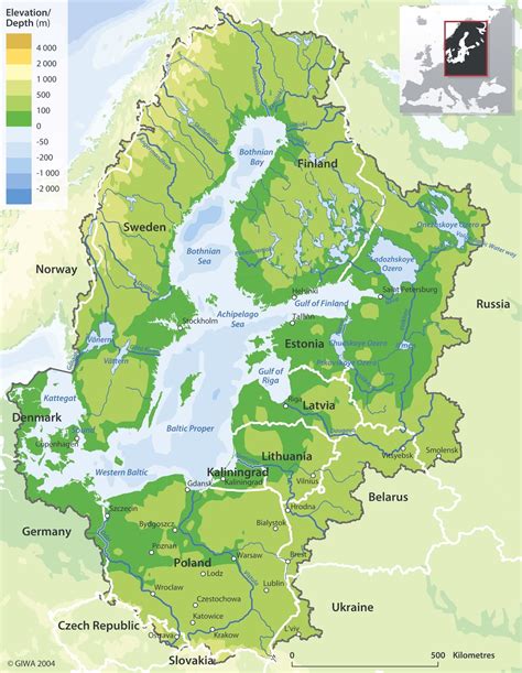Baltic Sea Depth Chart