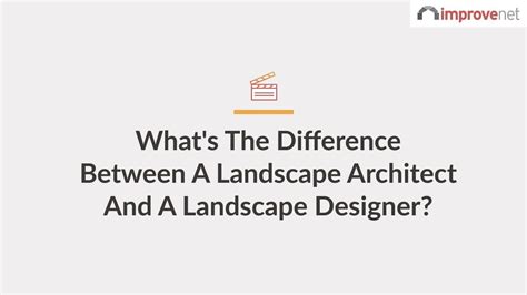 Video What Is The Difference Between A Landscape Architect And