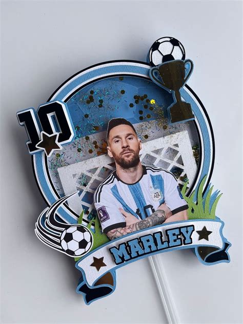 A Sticker With A Photo Of A Man Holding A Soccer Ball In Front Of Him