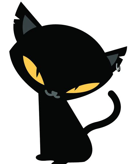 Cat Image Illustration Cartoon Download Black Cat