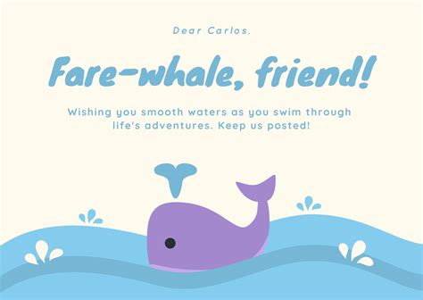 Farewell Cards Coworker Printable