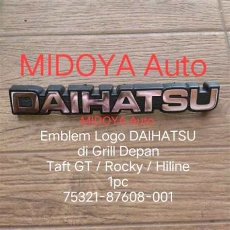 Jual Emblem Logo Daihatsu Di Grill Depan Taft Gt Rocky Hiline Di