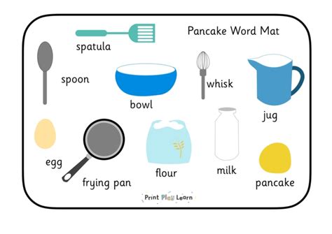 Pancake Recipe Easy To Follow Free Teaching Resources Print Play