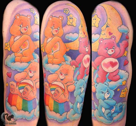 care bear tattoos leg tattoos tattoos and piercings body art tattoos i tattoo cool tattoos