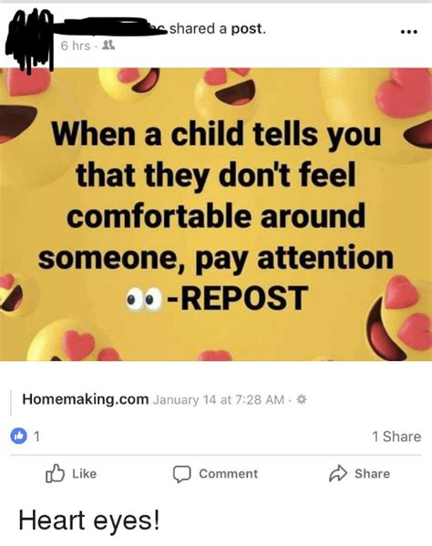Sshared A Post 6hrs When A Child Tells You That They Dont Feel