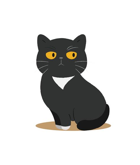 귀여운 검은고양이 캐릭터 브랜딩 회사로고제작 캐릭터개발 롸켓비