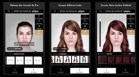 Best hairstyle apps for android. L'Oréal et La Poste parient sur la réalité augmentée comme ...