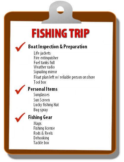 Create A Pre Fishing Trip Checklist A Bass Pro Shops Outdoor World Tip