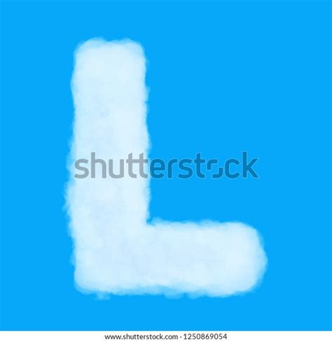 Puffy Cloud Font Set Letters Numbers Stock Photo 1250869054 Shutterstock
