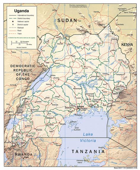 Maybe you would like to learn more about one of these? Detailed relief and administrative map of Uganda. Uganda detailed relief and administrative map ...