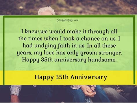 25 Amazing 35th Wedding Anniversary Wishes To Celebrate The Long Run