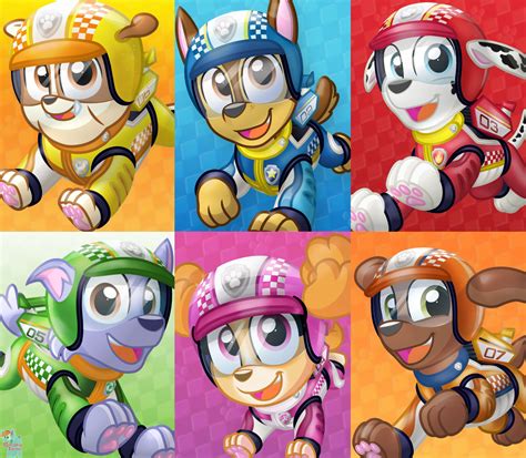 Paw Patrol Ready Race Rescue Pups Complete By Rainboweeveede On
