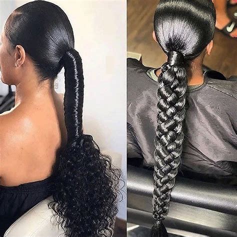 Low Ponytail Is So Perfect Do You Like Left Or Right In Braided Hairstyles Braided